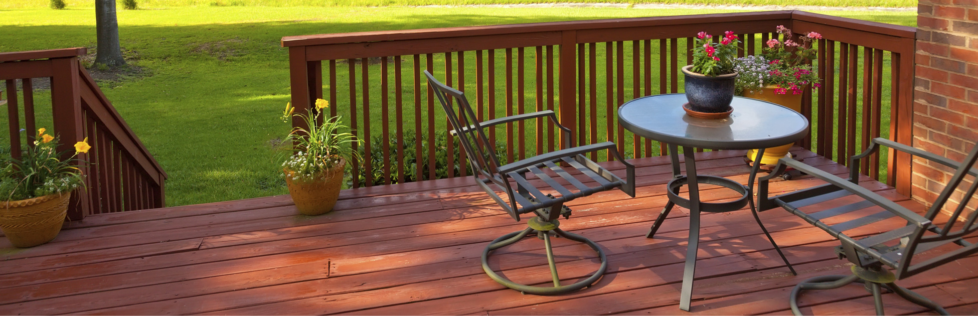 backyard deck